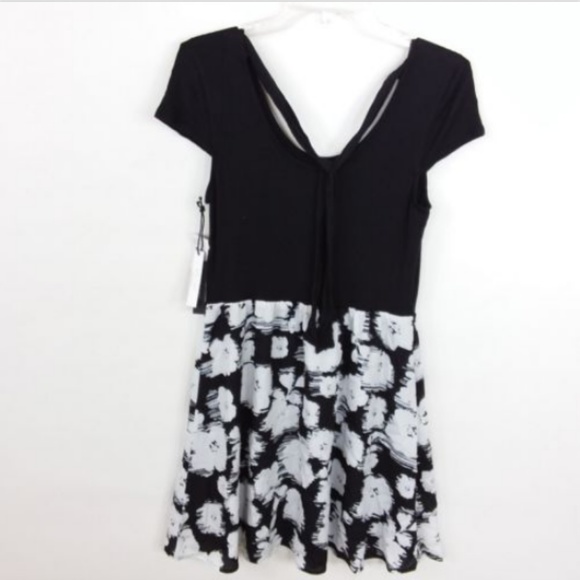 Eric & Lani Dress Juniors Large Black White New - Picture 6 of 7